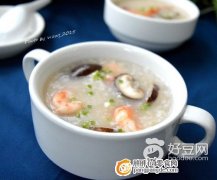 【金秋食补】香菇鲜虾粥
